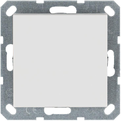 Кнопка звонка 1-кл. 10А IP20 механизм бел. глянцевый Jasmart G3010W