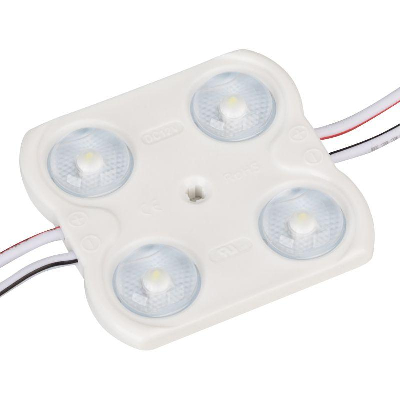 Модуль герметичный CRAFT-2835-4-12V Cool 170deg (45х43мм 1.6Вт IP65) закрытый (уп.100шт) Arlight 028891(1)
