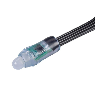 Модуль герметичный управляемый DMX-UVR-D12 12V RGB (0.3Вт IP67 90deg) пластик (уп.500шт) Arlight 043451