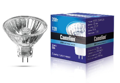 Лампа галогенная MR11 12В 20Вт Camelion 3058